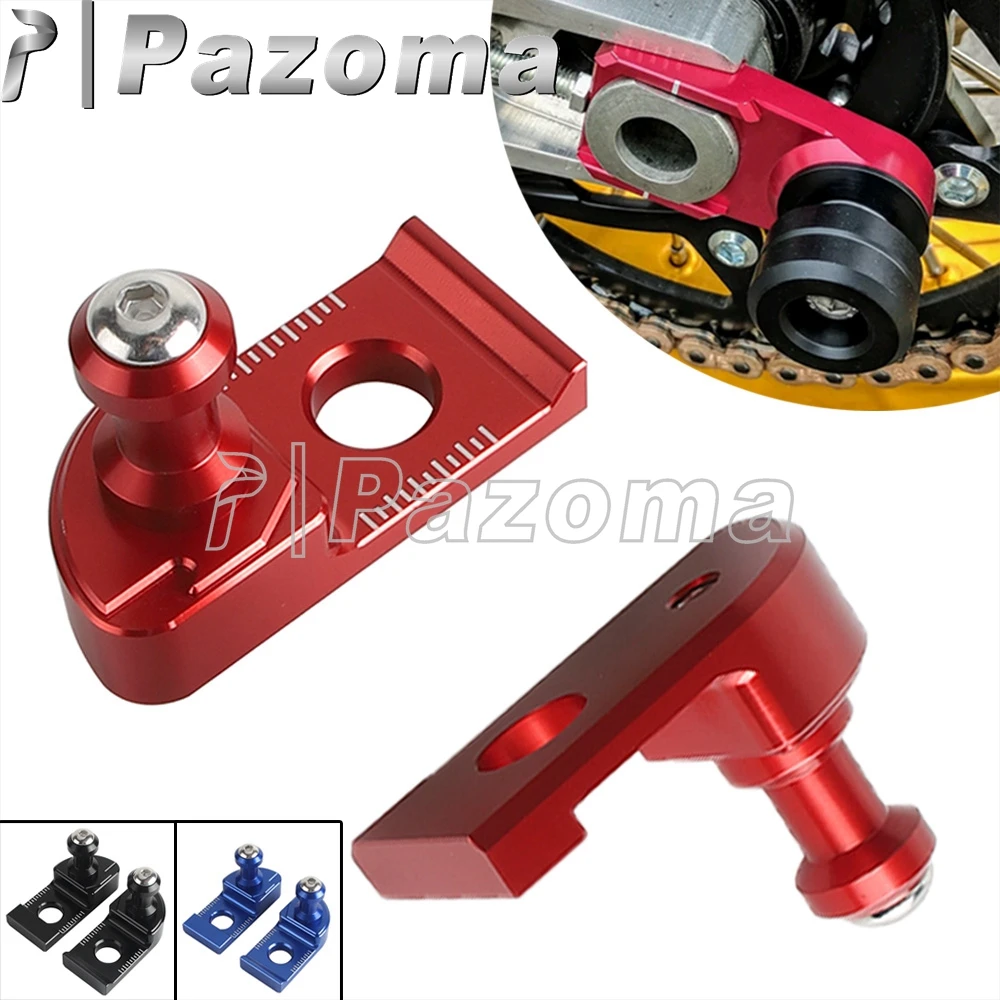 For Yamaha Tenere 700 Rally Edition XSR900 Anniversary XTZ 700 Motorcycle Chain Adjustment Block Red Swingarm Spools Slider 2024