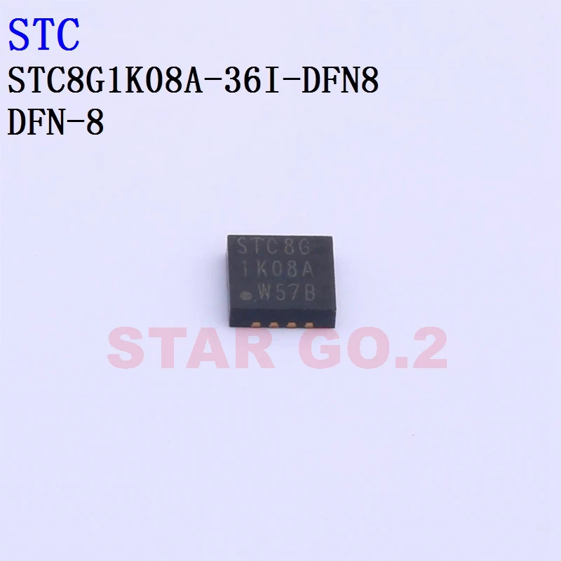 10PCSx STC8G1K08A-36I-DFN8 SOP8 STC Microcontroller