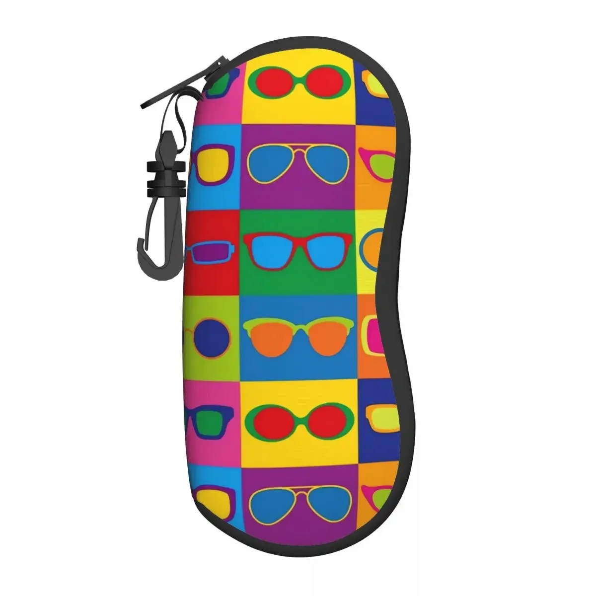 

Colorful Glasses Vertical Glasses Case Hipster Eyeglasses Men Personalized Sunglasses Pouch Classic Daily Eyeglasses Organizer