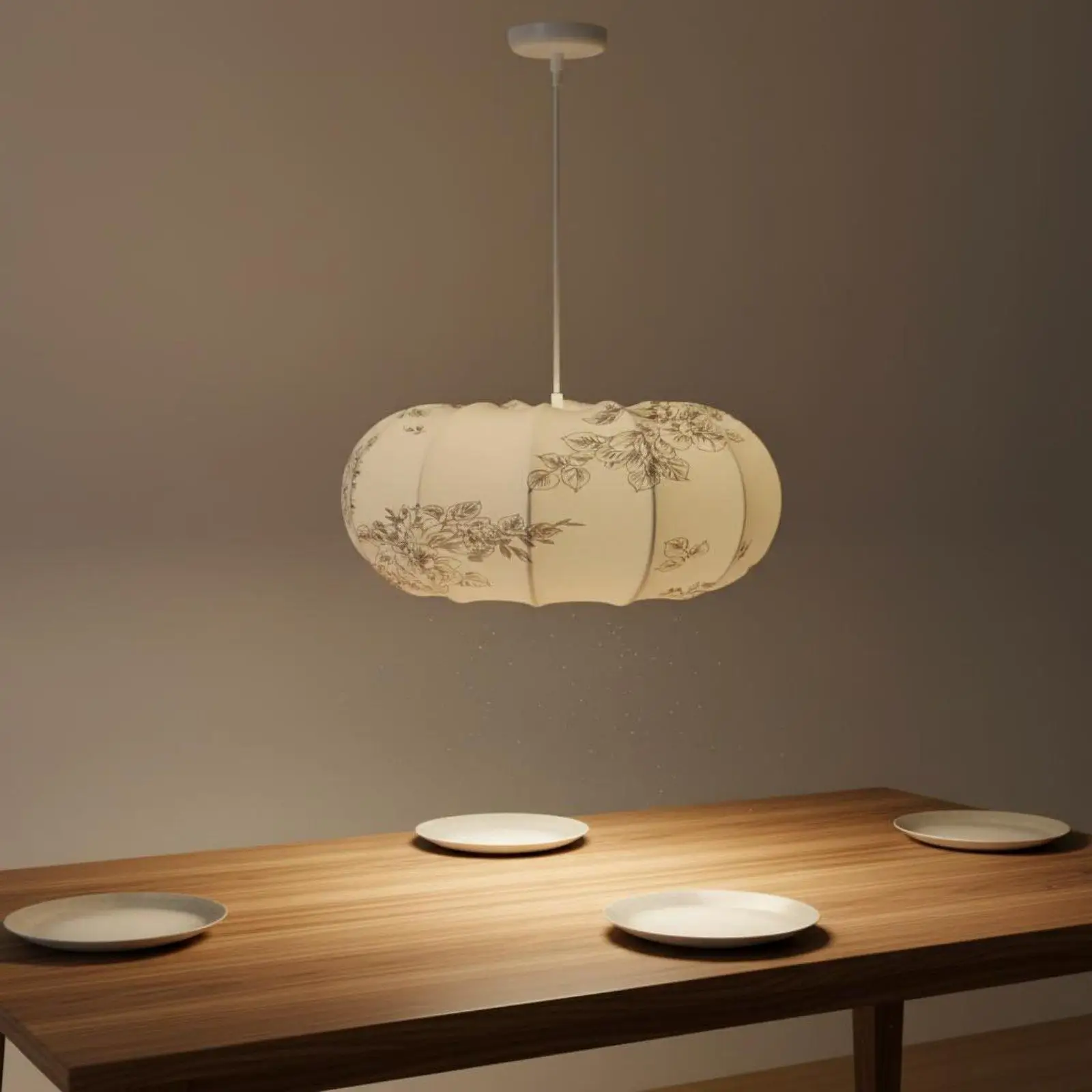 flexible-elastic-cloth-lampshade-floral-design-for-table-lamp-floor-lamp-pendant-light-dust-proof-glare-reducing-replacement