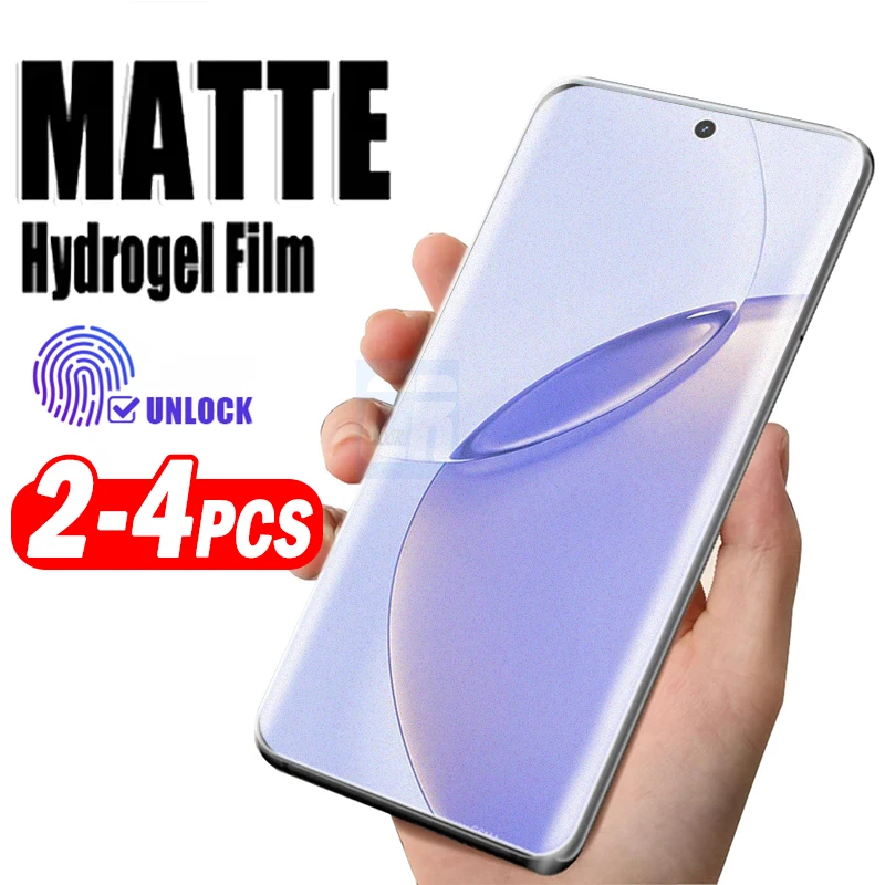 

2-4pcs Full Curved Matte Hydrogel Film for Realme 16 Pro+ 15 14 13 12 11 10 Pro Plus Screen Protector Easy-Installation Film