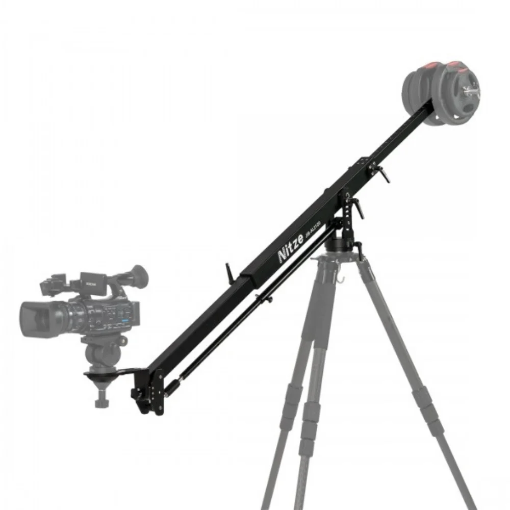 NITZE Jib Professional Camera Jib Crane Arm Pan 100mm Bowl Qith Carry Bag,10KG Load, For DSLR Video Micro Single