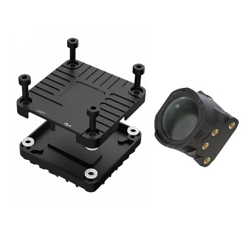 1Set For DJI O4 Air Unit Lite Heatsink Wide-Angle Lens Case Video Transmission Heat Dissipation Shell w Gasket for FPV DIY Part