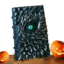 2022 Halloween 3D One-Eyed Dragon Devil's Eye Prop Book Hardcover Resin Cover Diary Book Craft Decoration Easter Gift