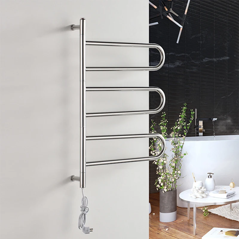 Electric Towel Rack 304 Stainless Steel Smart Home Heated Towel Rail constant temperature Towel Warmer 830*560*120 110V/220V