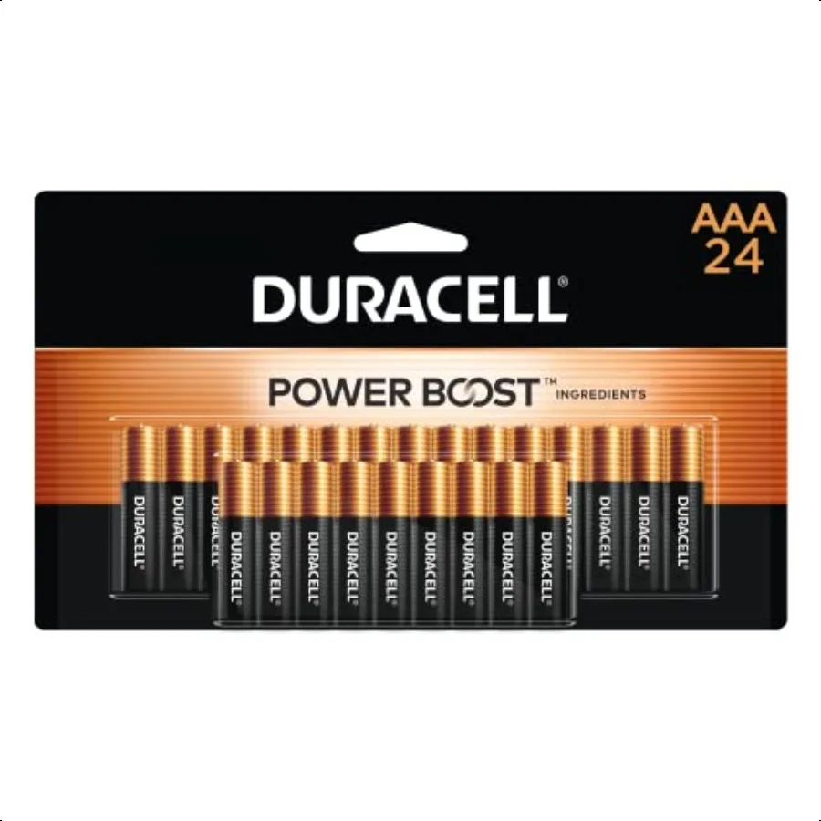 

Duracell Coppertop AAA Batteries with Power Boost Ingredients 24 Count Pack Triple A Battery with LongLasting Power Alkaline AA