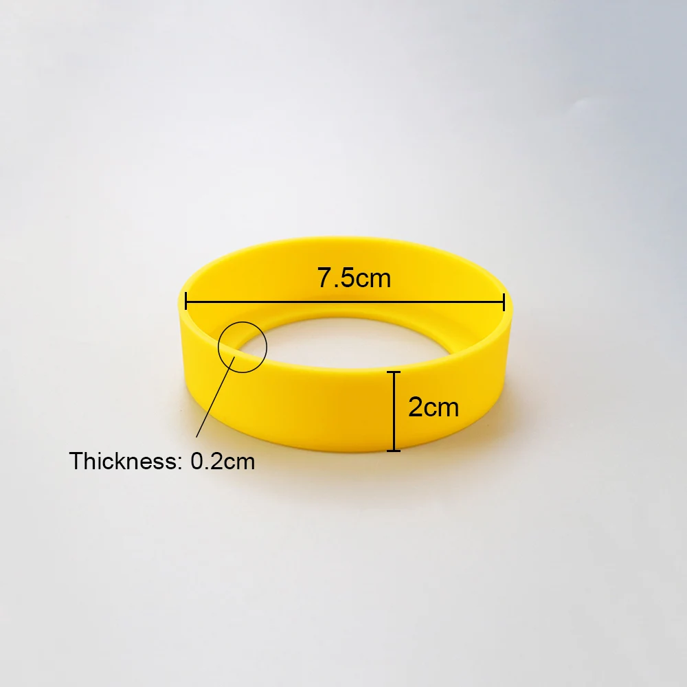 SW 7.5cm Silicone Non-slip Anti-scald Glass Cup Sspace 75MM Insulation Cup Anti-scratch Wear Cup bottom protective sleeve