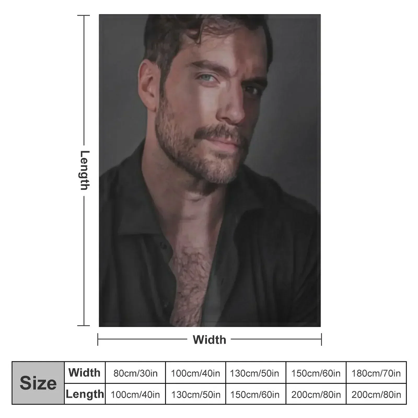 Henry Cavill Throw Blanket for winter Loose Bed linens Beautifuls For Sofa Thin Stuffeds Blankets