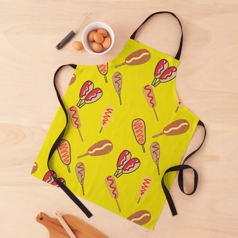 Corn Dogs Apron Kitchen on the wall For Cosmetologist Apron