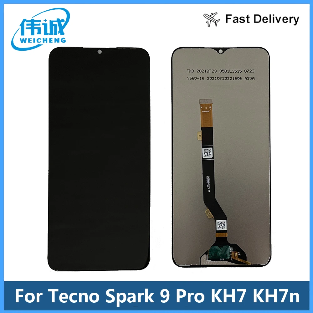 

6.6 inches For Tecno Spark 9 Pro KH7 KH7N LCD Display Touch Screen Digitizer Replacement For Tecno KH7 Spark 9Pro LCD Sensor