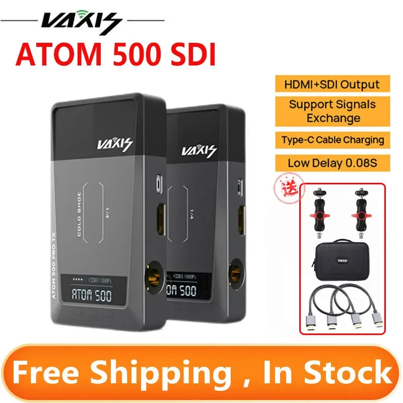 Vaxis ATOM 500 SDI Basic Kit Wireless Transmission System 1080P HD Image Video Transmitter Receiver