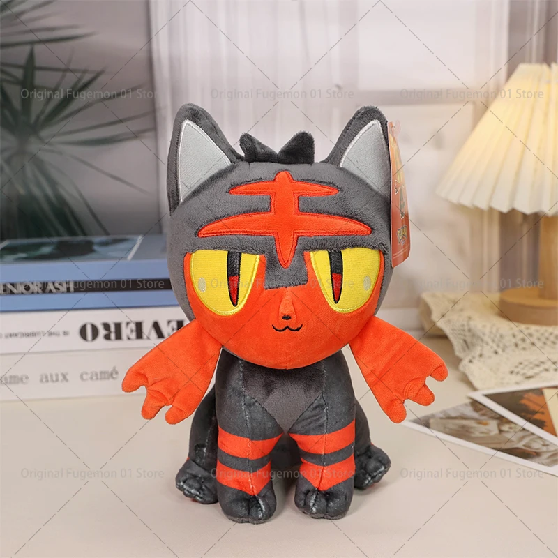 32 Styles Original Pokemon Plush Mimikyu Mew Litten Charmander Vulpix Soft Stuffed Animal Doll Toys Birthday Gift for Children