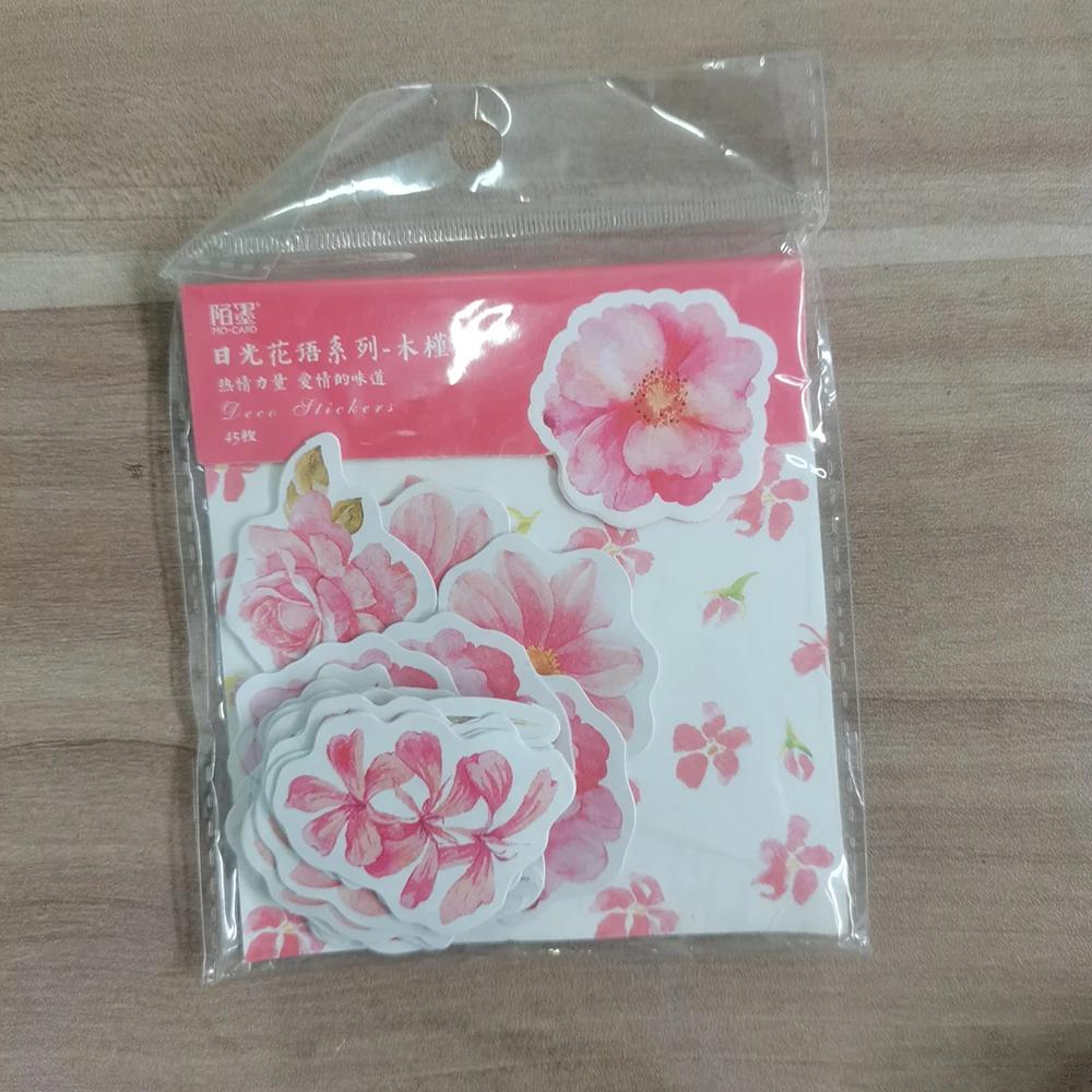 Zufällige Farbe 1PC Nikko Flower Language Series Aufkleber Rabattaktion