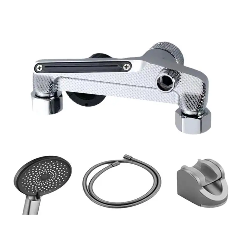 652F Wall Mounted Tub Filler With Handheld Shower Head Waterfall Bathtub Faucet Set Bathroom Shower Head Accessories