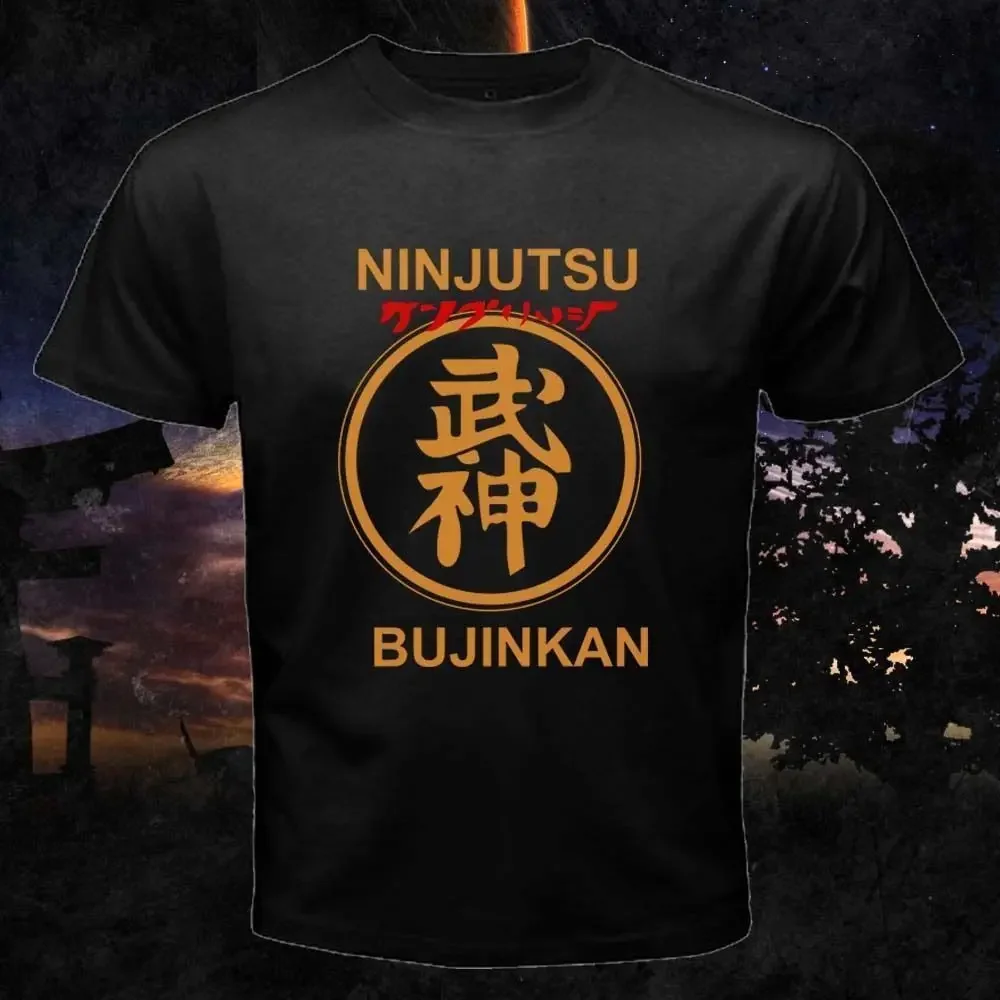 Hot Sale 100% Cotton Ninjutsu Ninja Bujinkan Martial Art T-Shirt Tee Shirt Custom Aldult Teen Unisex Digital Printing Tee Shirt