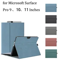 Microsoft Surface pro 11/10/9 Case 13 Inch Multi-Angle Folio with Stylus Holder for with 2024 AI/Pro 9 5G & Type Cover Keyboard