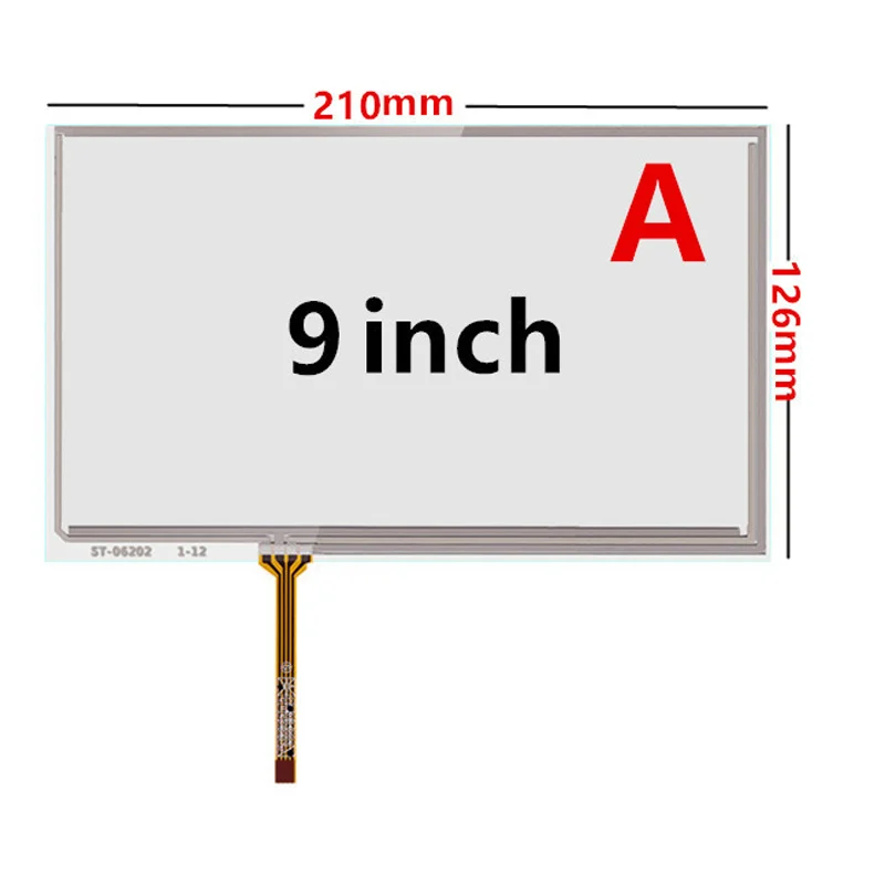 9/10.1 Inch Universal Resistance Digitizer Touch Screen Panel Glass 4Pin For Car DVD GPS Navigation Multimedia Replacement Parts