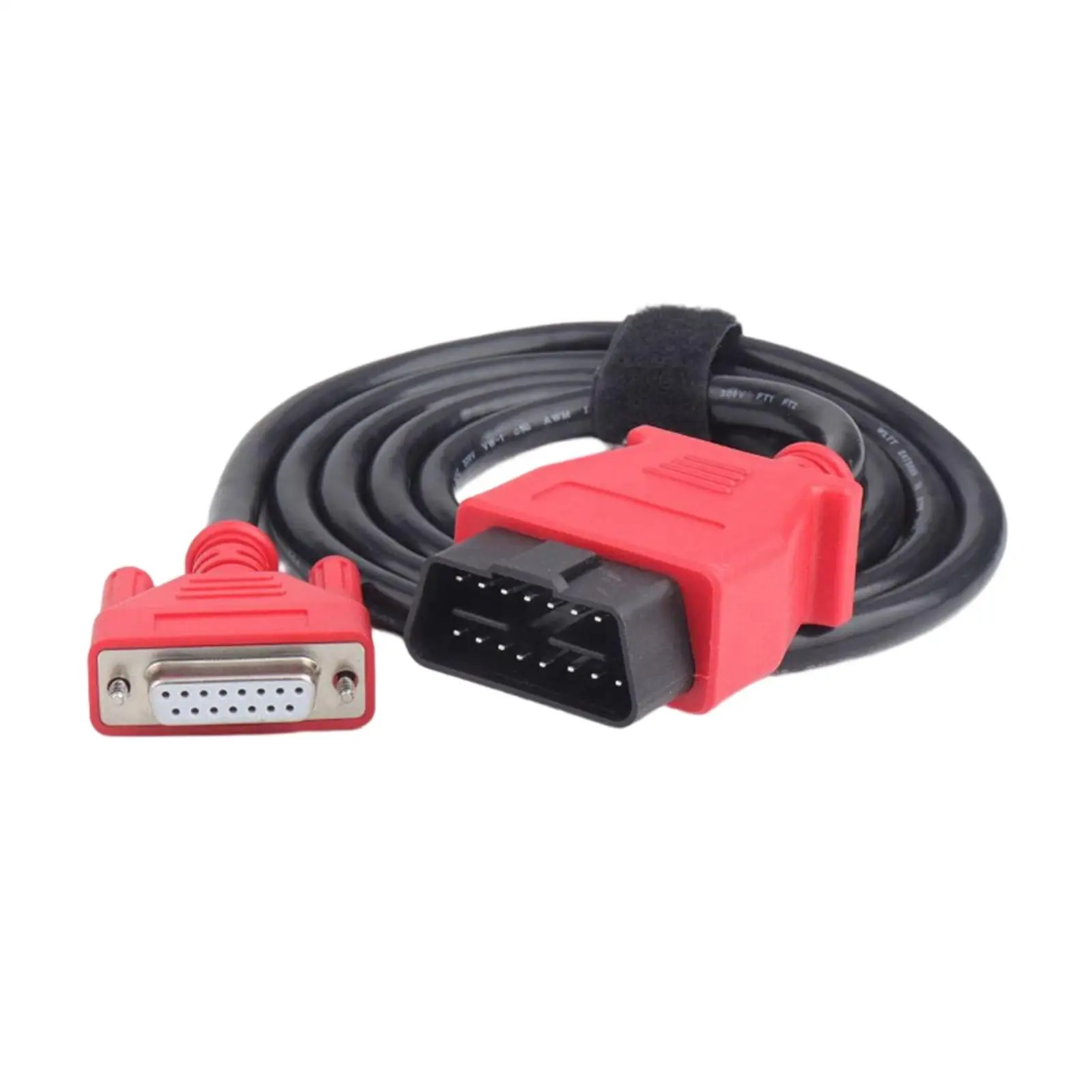 Car Main Test Cable 15Pin Diagnostic Testing Cable Od8.0 OBD2 Cord Fits for MS905 MS908 Pro Car Repair Tool