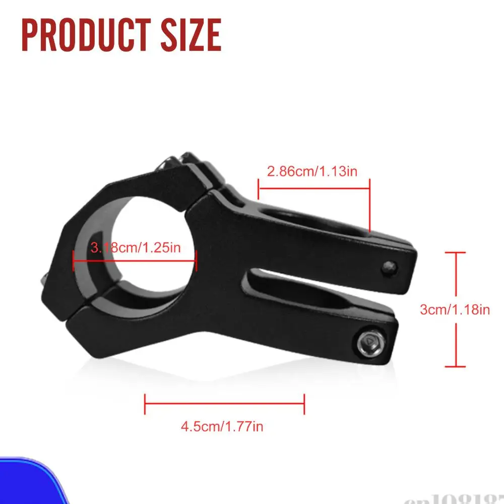 31,8mm Fahrradvorbau, Ultraleichter CNC-Aluminium-Lenker-Vorbau, Kurzer MTB-Vorbau, Passend für Alle Mountainbike-, Enduro-, Downhill- und Freeride-Modelle