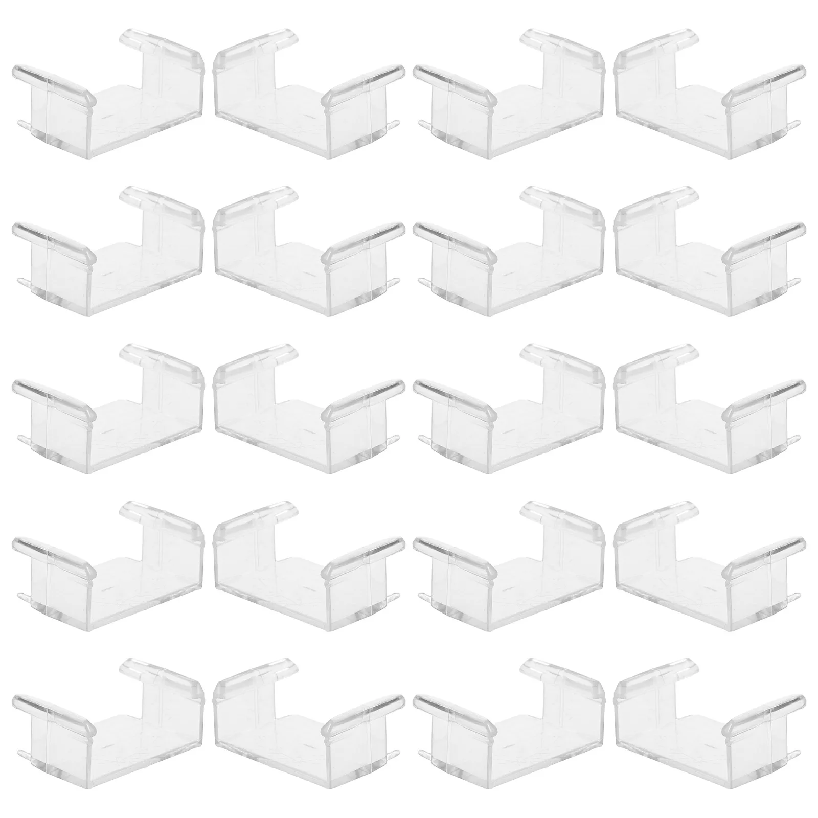 20pcs Precision Stabilizers Plastic Train Track Clips Secure Connection Track Locks Easy Assembly Outdoor Playtime Compatible