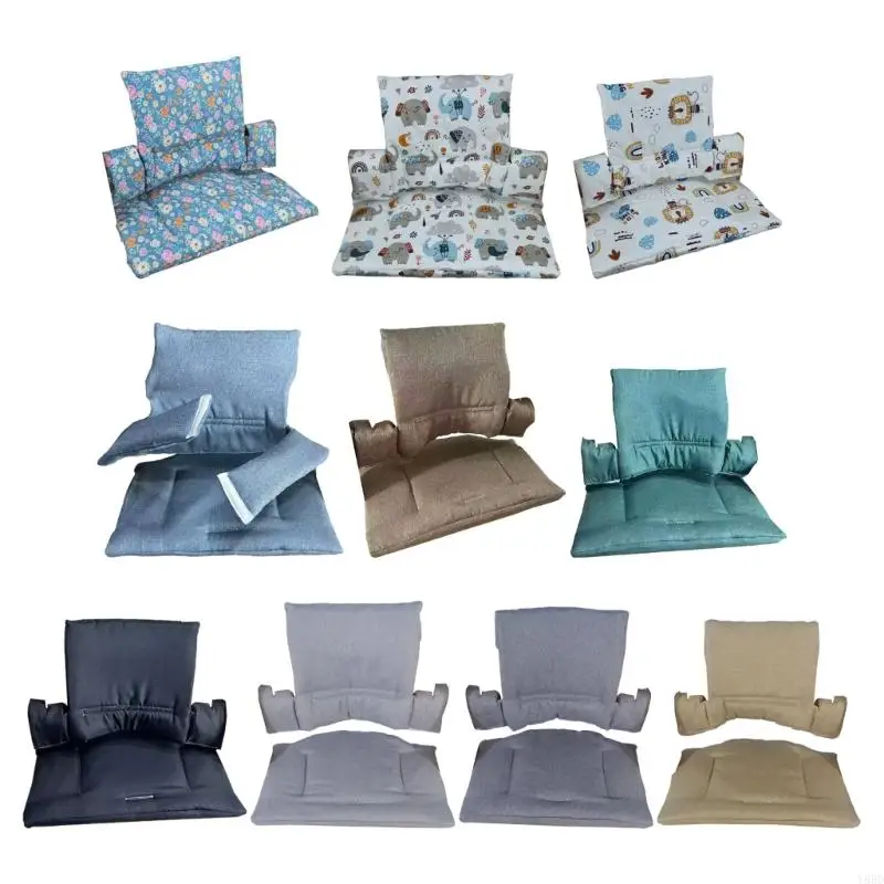 

Y88D Machine Washable Infant Dining Chair Pad Soft Cotton Blend Cushion For Safe Support Dining Chair Cushion Comfortable