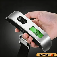 Digital Portable Luggage Scale  110lb/50kg Capacity  LCD Display Hanging Weighing Scale for Travel Suitcases 2