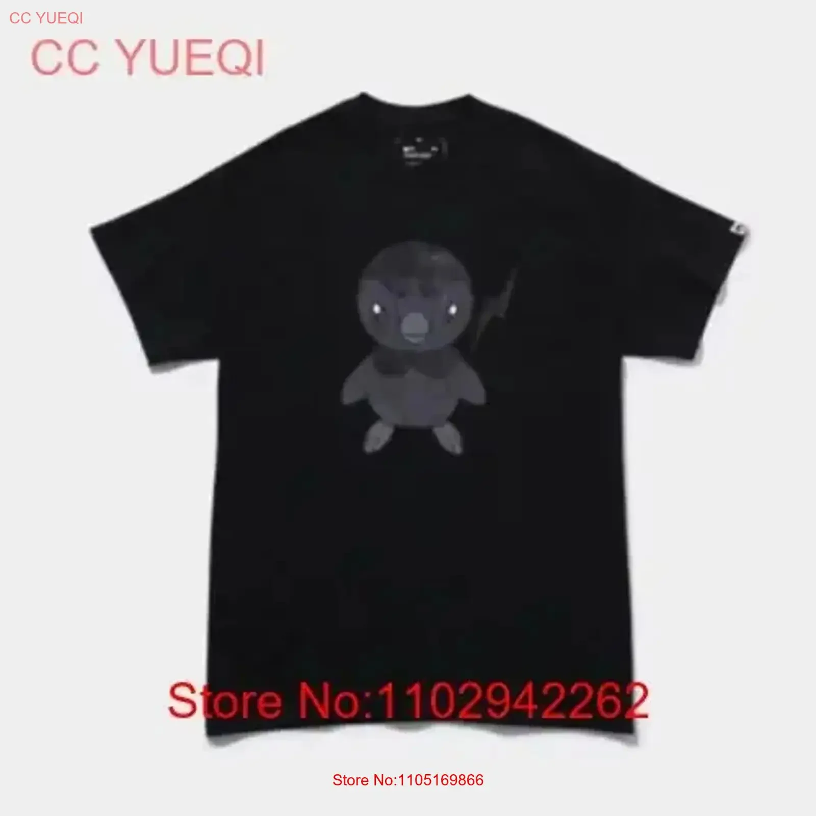 fragment Piplup collaboration T shirt vintage Washed Soft Versatile streetwear Breathable Stretched Slightly Stylish vintage