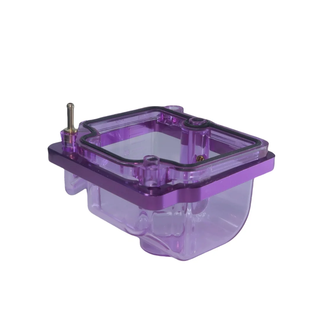Universal Motorcycle Carburetor Bottom Transparent Float Bowl Lower Cover Bowl For KSR EVO OKO KOSO Keihin PWK  21-34mm Dirt Bik