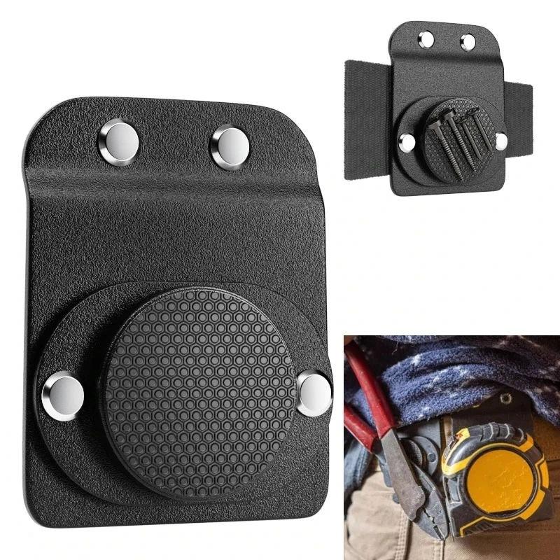 

Магнитный держатель инструмента, зажим для ремня, неодимовый кожаный рукав, предотвращает падение отверток, молотки, розетки, безопасная работа