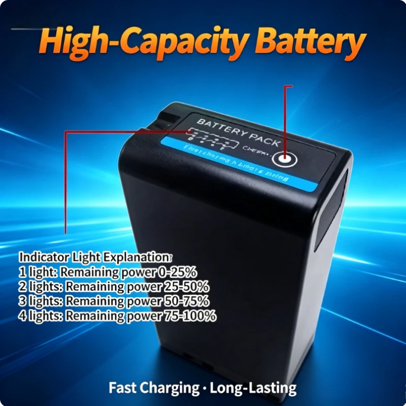 9600mAh BP-U90 Camera Battery for Sony Z200 Z380 NX800 EX280 EX260 X280 Z280V Z190 FX6 FS5 FS7 BP-U60 Long-lasting Battery