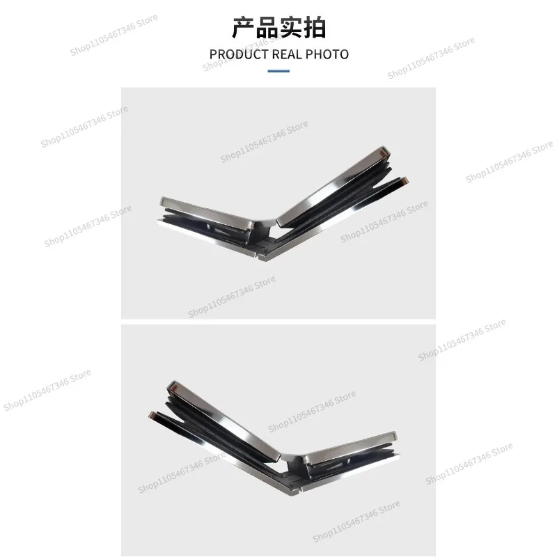 For Hinge Hinged Shower Glass Door Clamp 135 Degree Glass Clamp Stainless Steel 304 Thickened