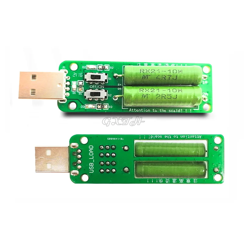 3A/2A/1A Discharge USB Electronic Load Aging Resistance Charger Power Bank Mobile Power Test