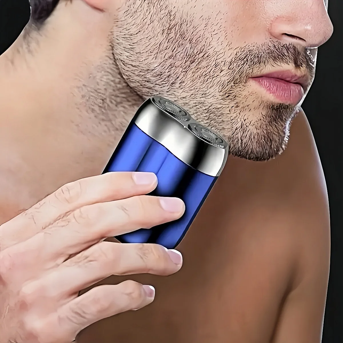 ماكينة حلاقة صغيرة محمولة LED ماكينة حلاقة كهربائية مكشطة جافة ورطبة ذات الاستخدام المزدوج ماكينة حلاقة للسيارة والسفر والمكتب #1