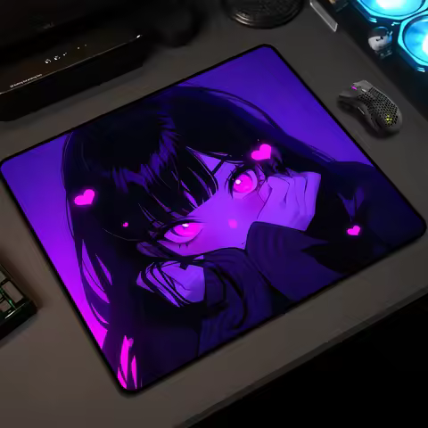 Premium Gaming Mousepad 45*40cm Locking Edge Desk Mat Anime Girl Balance Keyboard Mouse Pad Gamer Desktop Decoration Table Mats