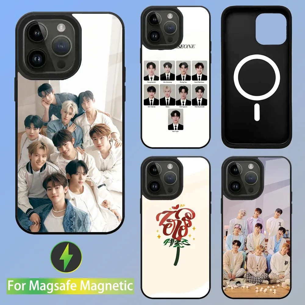 Kpop ZEROBASEONE ZB1 Phone Case For iPhone 15,14,13,12,11,Plus,Pro,Max Mini Magsafe Magnetic Wireless Charging