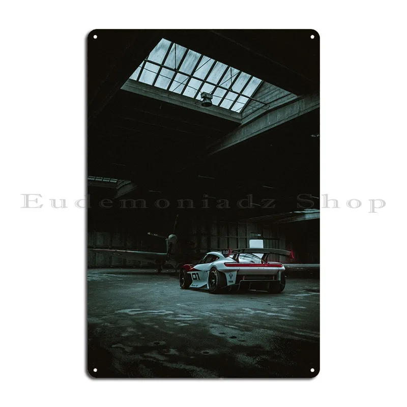 Hangar Metal Sign Cinema Wall Decor Funny Print Create Tin Sign Poster