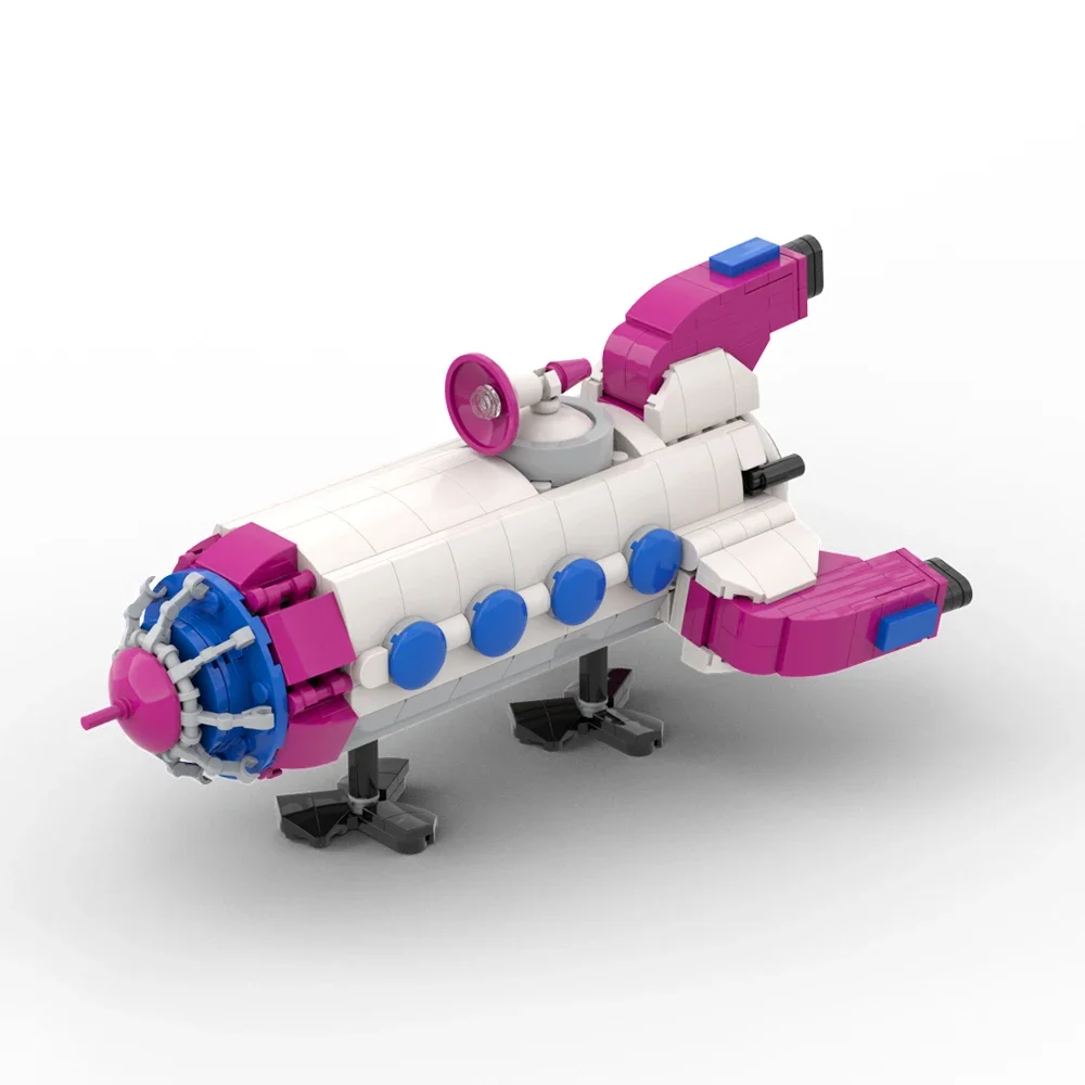 Juego BuildMoc Pikmined S.S Shepherd submarino bloques de construcción Anime capitán Olimar cohete espacial Chappiis ladrillo juguete para niños regalo