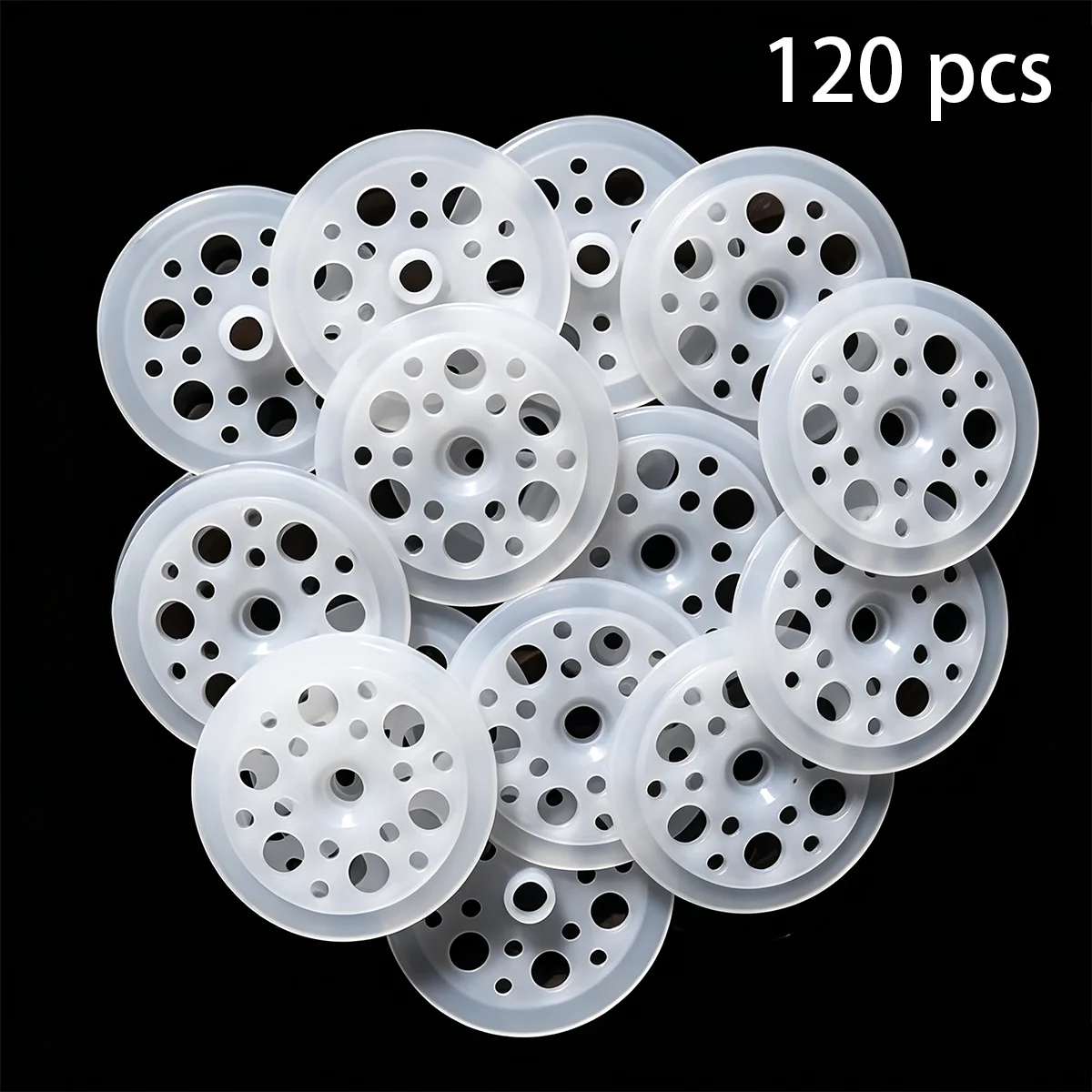 120 perforated plastic washers, heat insulation board mounting plate gaskets, foam board screw mounting support pads