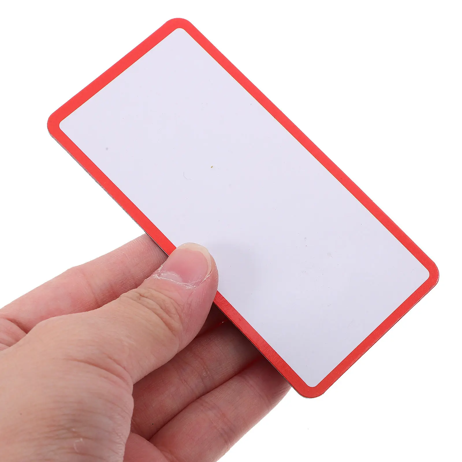 

48Pcs Magnetic Label Stickers Set Dry Erase Chalkboard Surface Reusable Writable Name Plates for Classroom Office Refrigerator