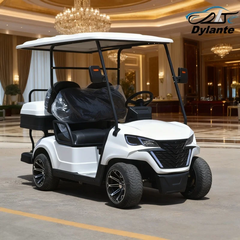 2026New Lifted 48V/60V Electric Golf Cart Off Road Golf Scoot Lithium Battery Electric Car All-Terrain Off-Road Vehicle