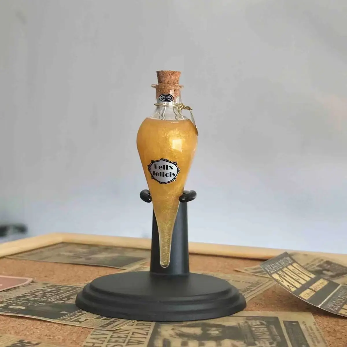 سيارة قلادة فيليكس فيليسيس جرعة السحرية السائل الحظ اللون تغيير الزجاج جرعة زجاجة السيارات مرآة الرؤية الخلفية حلي معلقة #2