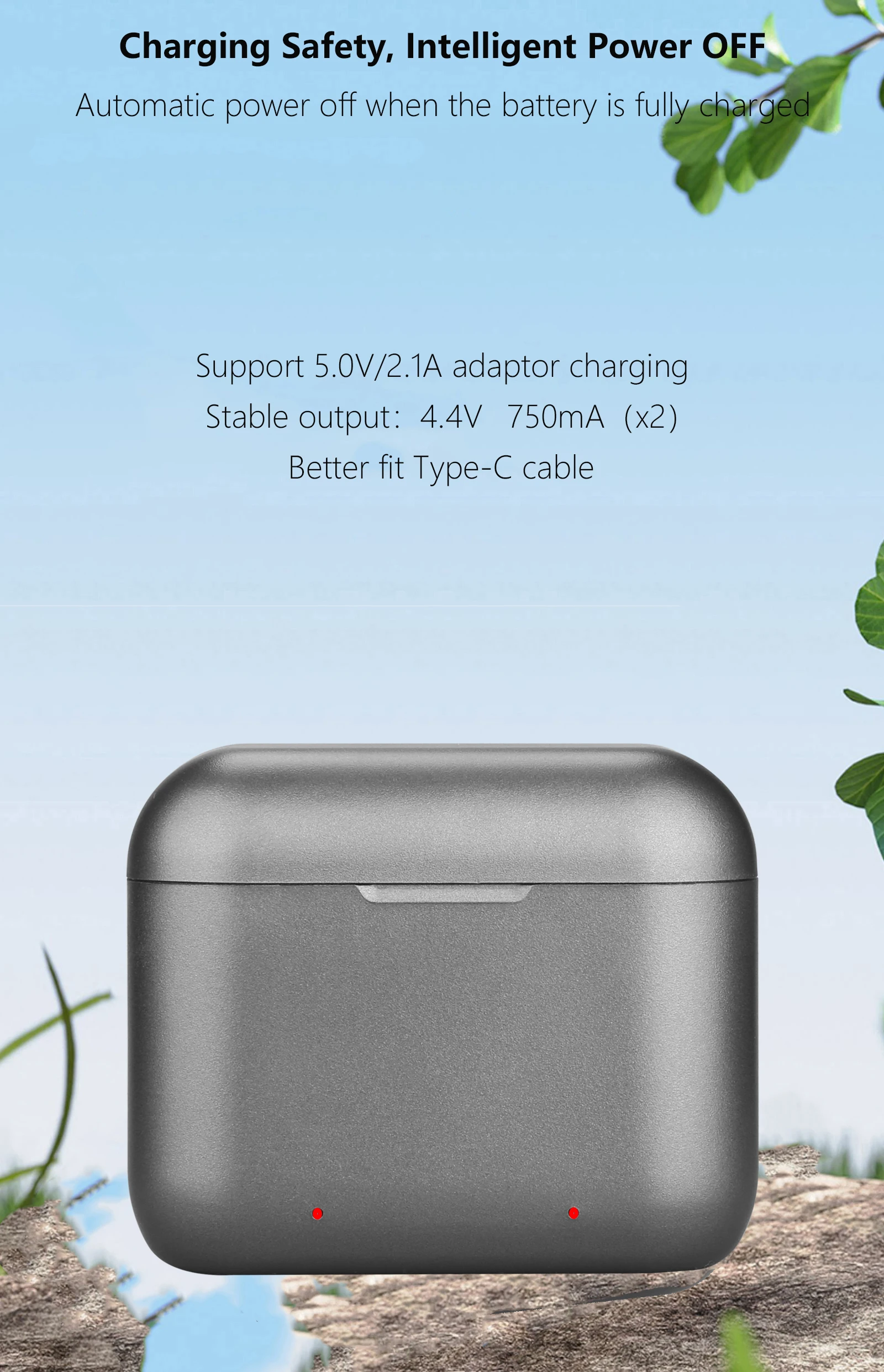 ZIMAOER Caricabatterie Doppio + 2 Batterie Per Insta360 ONE X3 – Ricarica Rapida USB-C, LED Di Stato, Protezioni Integrate - 3
