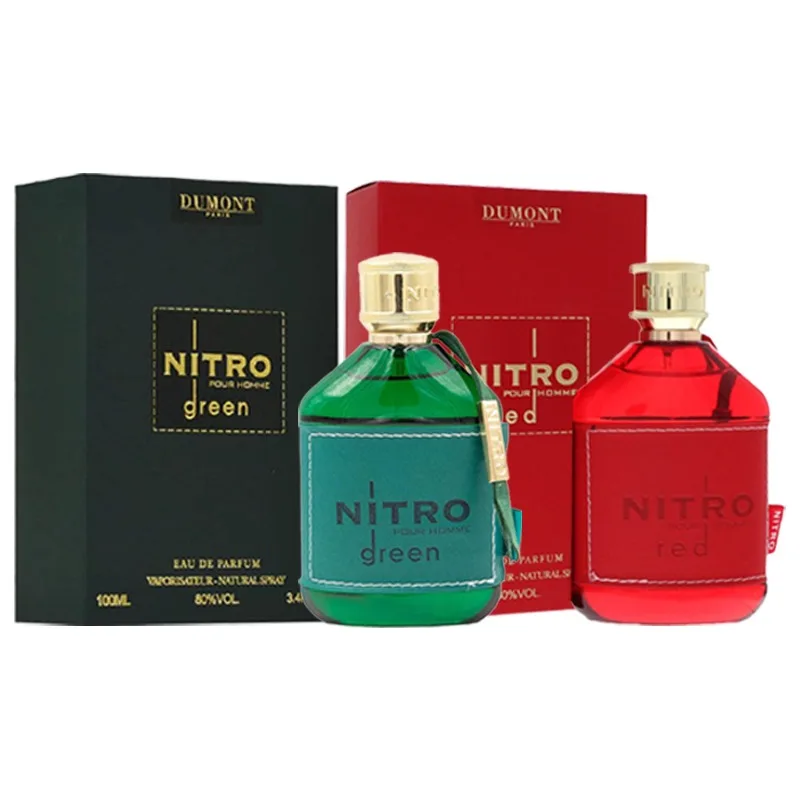 Dumont Nitro Red Nitro Green Eau De Parfum Spray 100ml Original Arab Perfumes Lasting Floral Fruit Fragrance Perfume Hombre Gift