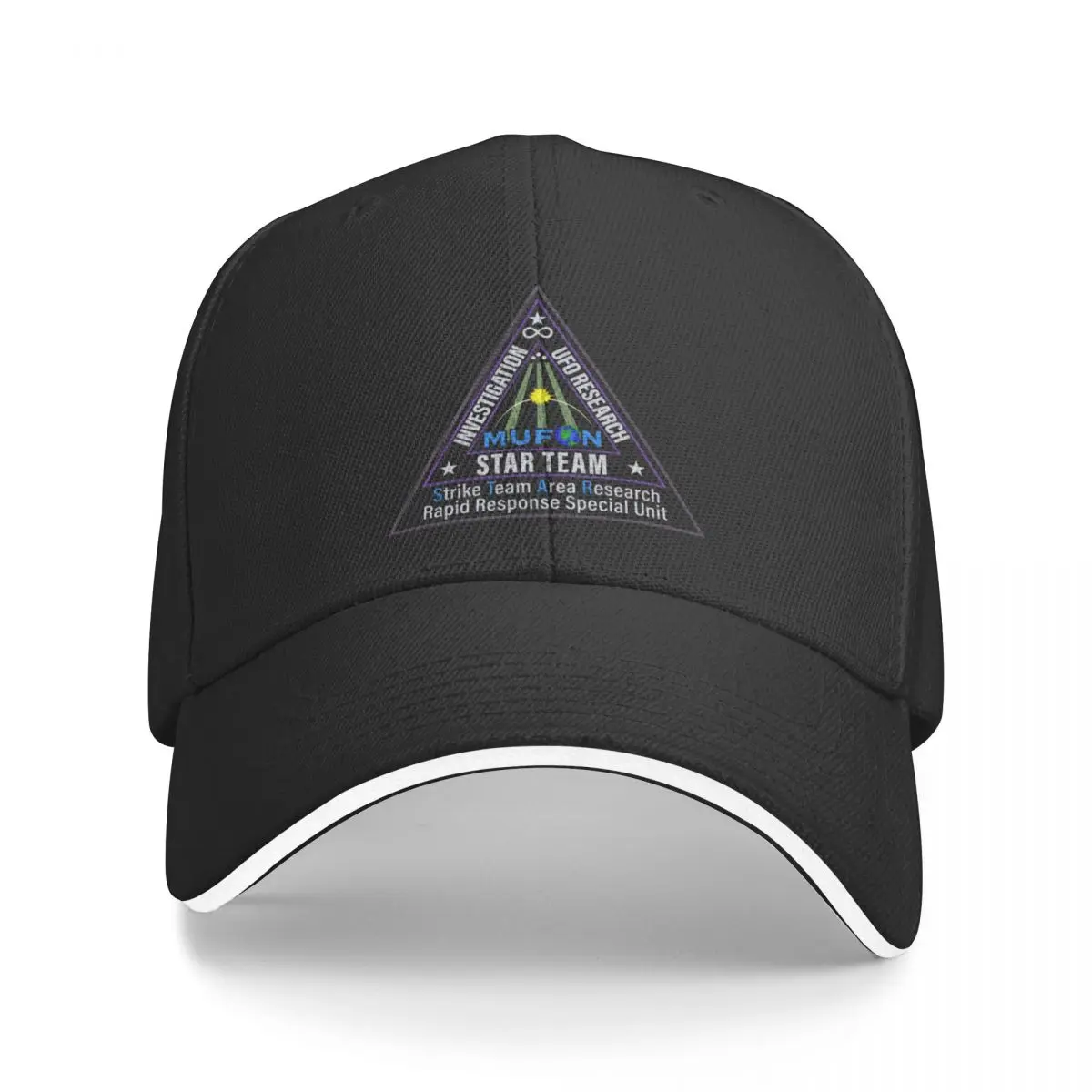 New MUFON (Mutual UFO Network) Star Team Emblem Baseball Cap Fishing Caps Male birthday Men's Hat Women's
