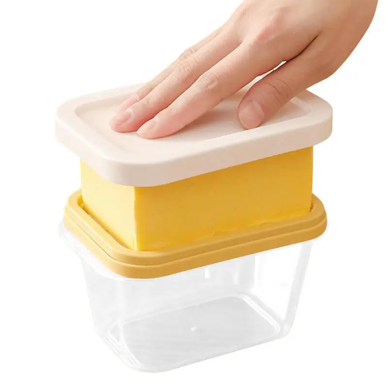 

Butter Cutting Box Cheese Storage Box With Lid Butter Cutter Refrigerator Crisper Container For Easy Cutting Sticks Butter