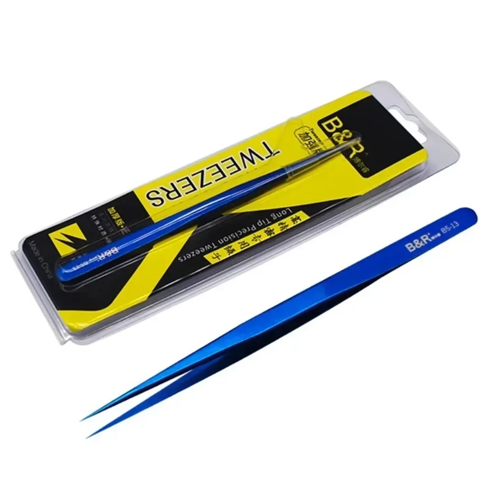 ب & أو ملقط دقيق دقيق للغاية ، فولاذ مقاوم للصدأ ، طرف مستقيم ، ملقاط للهاتف ، لوحة رئيسية ، أدوات إصلاح احترافية