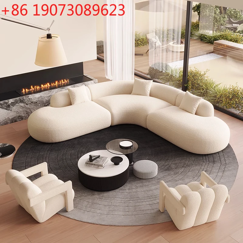 

Изогнутые индивидуальные диваны для гостиной, угловое кресло, роскошный скандинавский стиль