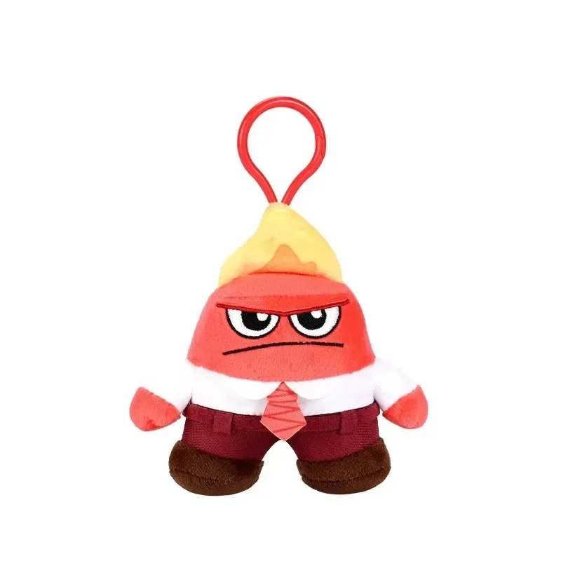 Disney Inside Out Plush Keychain Cute Anger Sadness Fashion Backpack Pendant Children Plush Doll Car Key Ring Girl Holiday Gifts