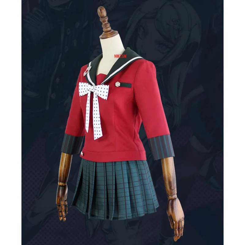 Anime Danganronpa Cosplay Harukawa Maki Cosplay Costumes Wig School Girls Uniform Dangan Ronpa Halloween Costume For Women