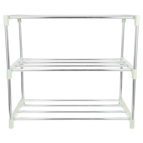 신발거치대 베란다 보관 및 조립 신발거치대, 스테인레스 스틸 3 단 신발거치대 신발 선반, 옷장 입구 보관 정리함